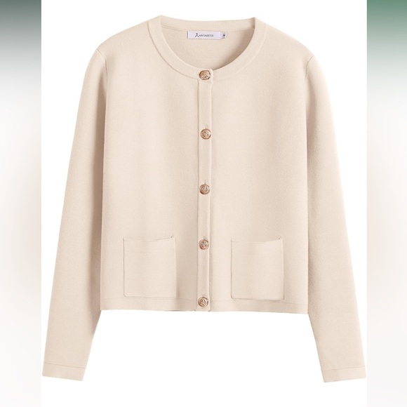 Anrabess Cardigan in Apricot - Picture 1 of 2